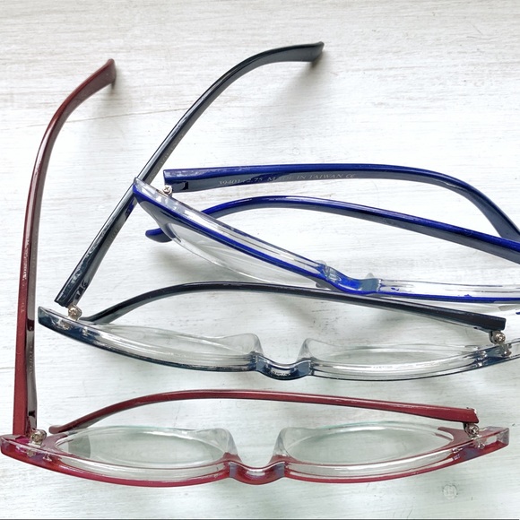 NEW Cat Eye 1.25 Oversized Reading Glasses - Picture 4 of 6